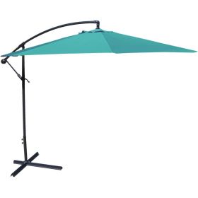 Offset Cantilever Patio Umbrella with Canopy; 10 ft