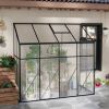 Polycarbonate Lean-to Greenhouse; 8.3 ft x 4.1 ft