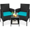 PE Wicker Patio Furniture Set