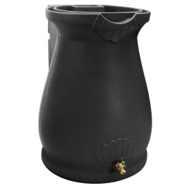 Plastic Urn Rain Barrel with Planter Top