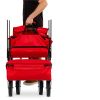 Collapsible Utility Wagon with Canopy; Red