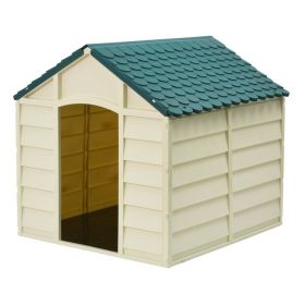 Heavy Duty Waterproof Dog House; Beige