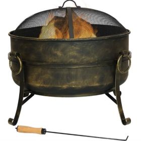 Wood Burning 24-inch Diameter Fire Pit