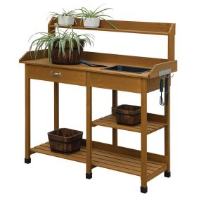 Modern Garden Potting Table with Sink