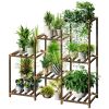3-Tier Indoor/Outdoor Wooden Plant Stand