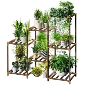 3-Tier Indoor/Outdoor Wooden Plant Stand