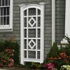 59-inch White Vinyl Garden Trellis