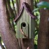 Wooden Hanging Bird House