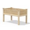 Farmhouse 24-in x 48-in x 31-in Cedar Elevated Garden Bed
