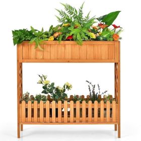 2 Tier Raised Planter Box