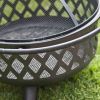 Bronze Fire Pit with Grill Grate
