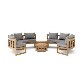 SET-811 Circular Modular Deep Seating Set