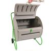 Outdoor Compost Bin Tumbler; 4.9 Cubic Ft