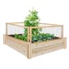 Cedar Garden Trellis Set; 4 Pack