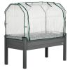 Raised Garden Bed Planter with Greenhouse Cover