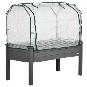 Raised Garden Bed Planter with Greenhouse Cover