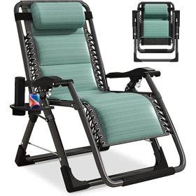 Padded Folding Zero Gravity Recliner