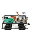 Heavy Duty Grey Utility Cart with Removable Sides