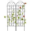 6-Ft Heavy Duty Metal Garden Trellis; Set of 2