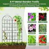 6-Ft Heavy Duty Metal Garden Trellis; Set of 2