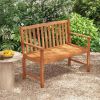 Solid Wood 4-Ft. Garden Bench