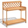 Home Wooden Potting Bench with Storage Drawer