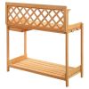 Home Wooden Potting Bench with Storage Drawer