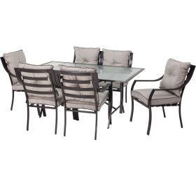 7-Piece Patio Dining Set with Cushions