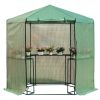 Outdoor Hexagon Greenhouse 6.5 x 7 Ft