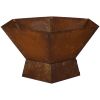 23 Inch Rustic Steel Fire Pit
