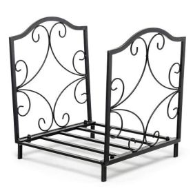 Heavy-Duty Steel Firewood Rack