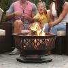 24 Inch Steel Fire Pit With Cover