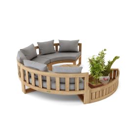 SET-808 Circular Modular Deep Seating Set