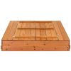 Kids Sturdy Cedar Sandbox with Seated Bench