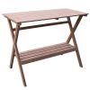 Wooden Potting Bench with Lower Shelf