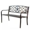 Powder Coated Steel 4-ft. Garden Bench