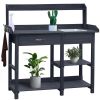 Garden Potting Bench with Removeable Sink