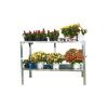 Metal Shelving Unit and Potting Bench