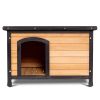 Medium Wooden Log Cabin Style Dog House