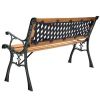 FarmHome Park Cast Iron Garden Bench