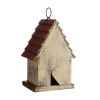 A-Frame Solid Wood Bird House with Slatted Roof