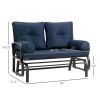 Patio Rocking Glider Loveseat
