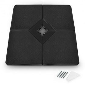 Square Fillable Patio Umbrella Base Set