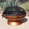 Cauldron Wood Burning Fire Pit with Spark Screen
