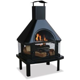 Steel Wood Burning Pagoda Chiminea