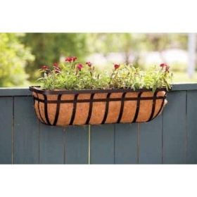 30-inch Window/Deck Planter with Coco Liner
