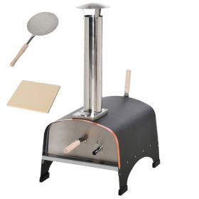 Backyard Portable Pizza Oven with Thermometer