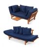 Convertible Sofa/Futon with 4 Removable Pillows