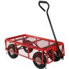 Heavy Duty Red Garden Cart