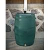 Green 50-Gallon Rain Barrel